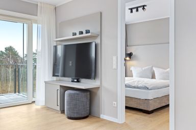 Strandresidenzen Binz-Prora - Modernes Komfort-Apartment in Toplage an der Ostsee mit Balkon und zwei Bädern