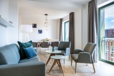 Krusespeicher - Familien-Apartment für 5 Personen mit Saunanutzung in erstklassiger Hafenlage