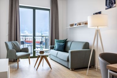 Krusespeicher - Tolles Apartment in Hafenlage mit Balkon und Blick auf das maritime Hafenleben
