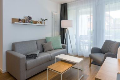 Deichhäuser Anna Küste - Strandnahes Apartment mit Terrassen inkl. Parkplatz, Schwimmbad- & Saunanutzung