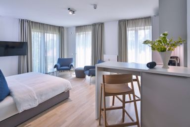 Lüttjeod Apartmentvilla - Tolle 1-Raum Ferienwohnung für Paare in Top-Lage im Inselstädtchen von Langeoog