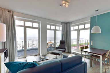 Aparthotel Anna Düne - Tolles Eck-Apartment direkt an der Nordsee mit großartigem Meerblick und Balkon!